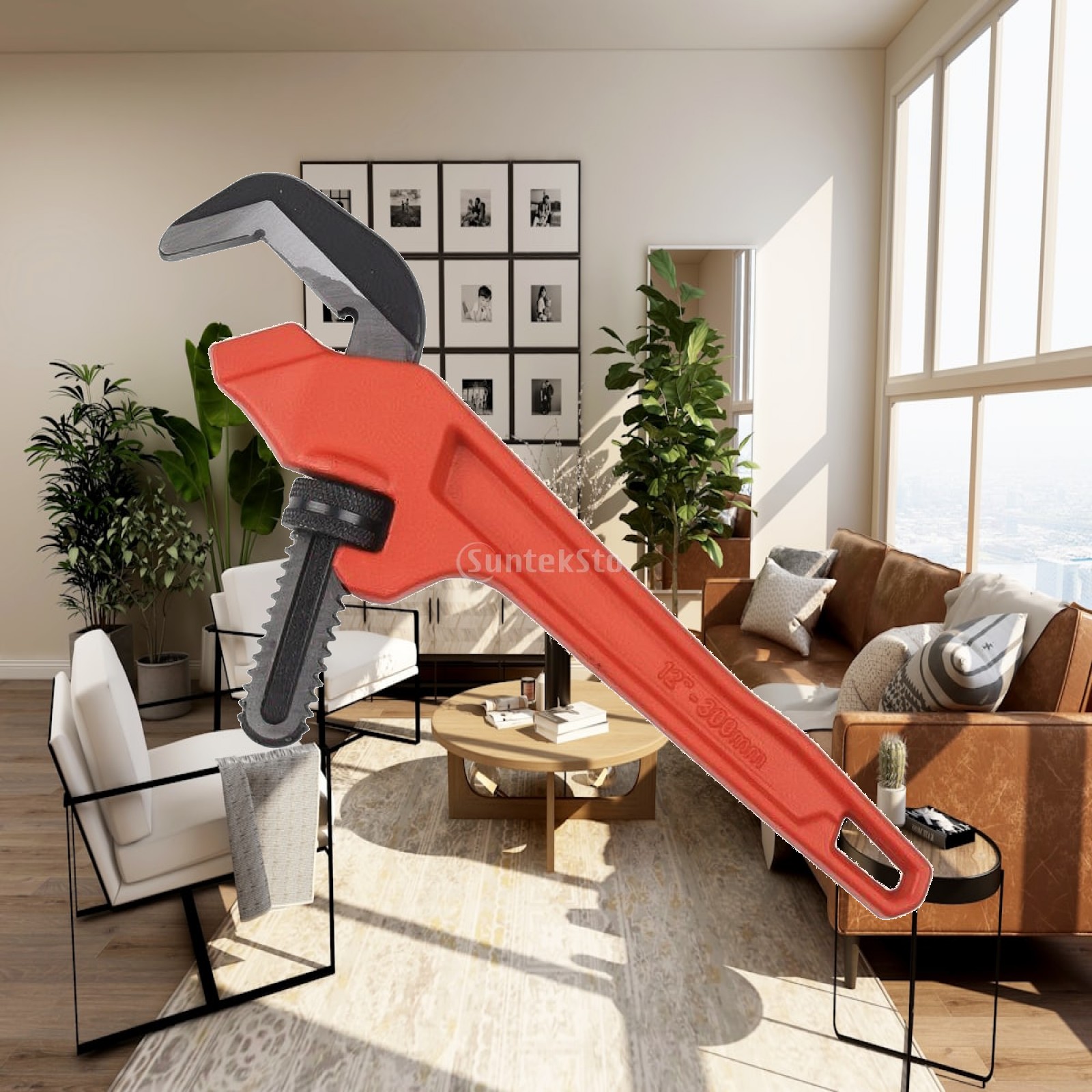 Tools For Workshop - Hex Pipe Wrench Adjustable Wrench with