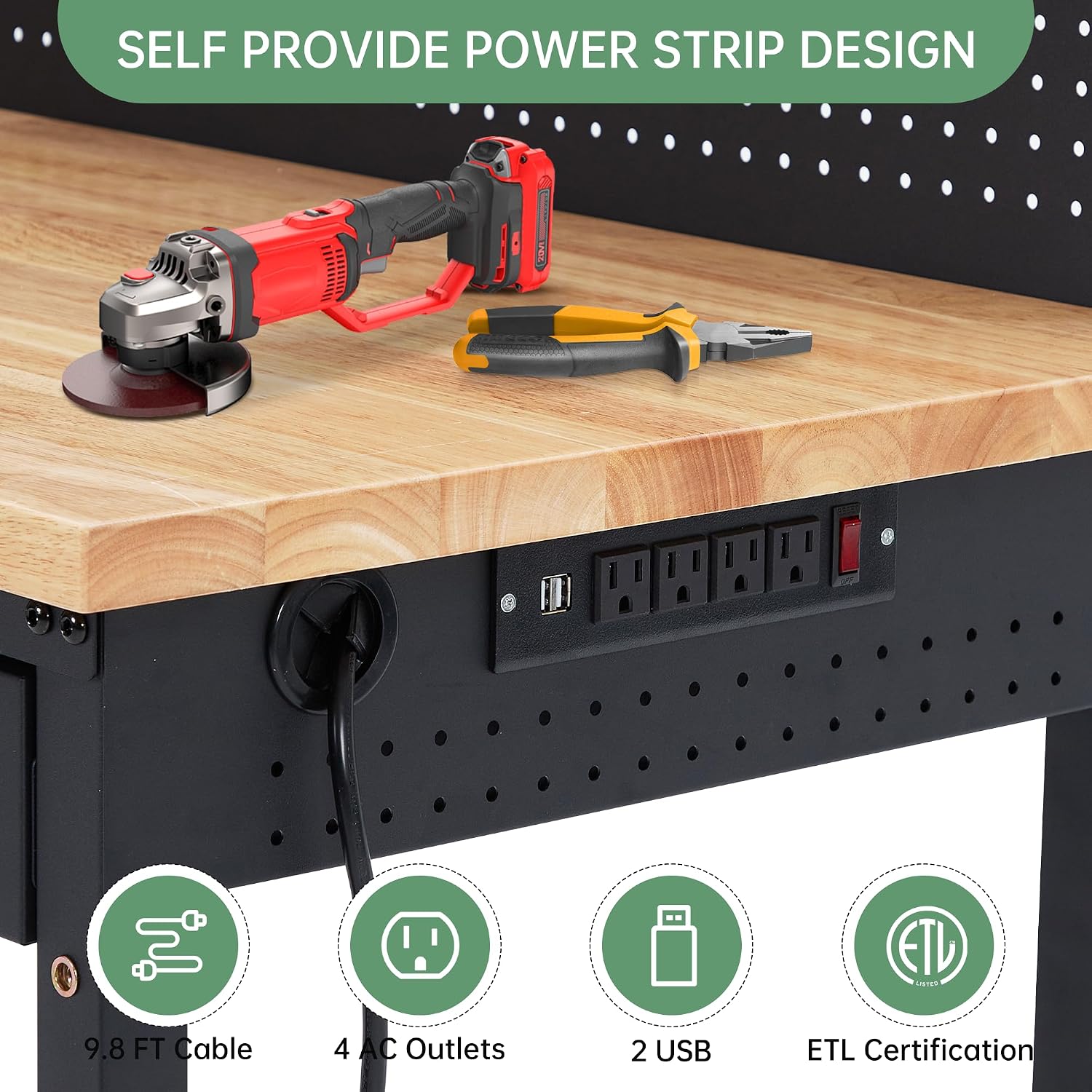 Tacleekii 48x24inch Adjustable - Workshop Tools Bench review and price