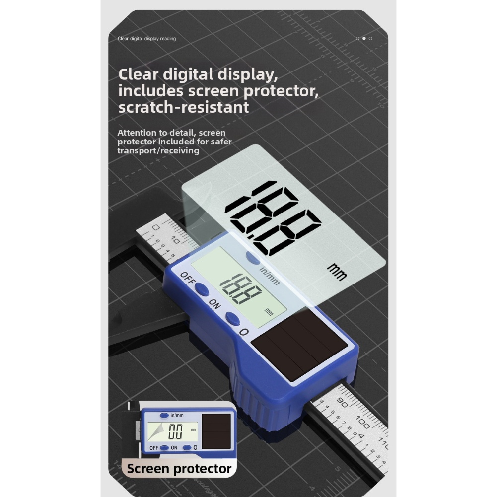 1pc Solar Powered Digital Vern - Workshop Tools Engineering review and price