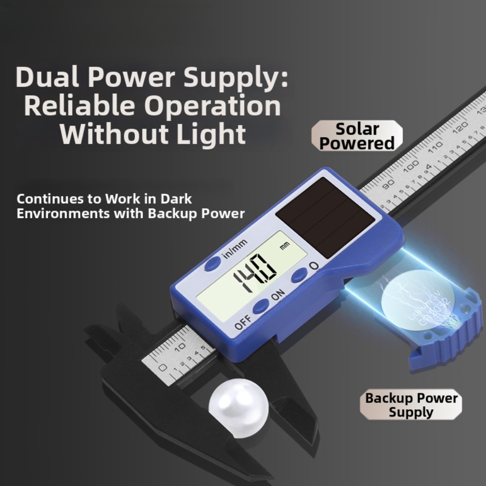 1pc Solar Powered Digital Vern - Workshop Tools Engineering review and price