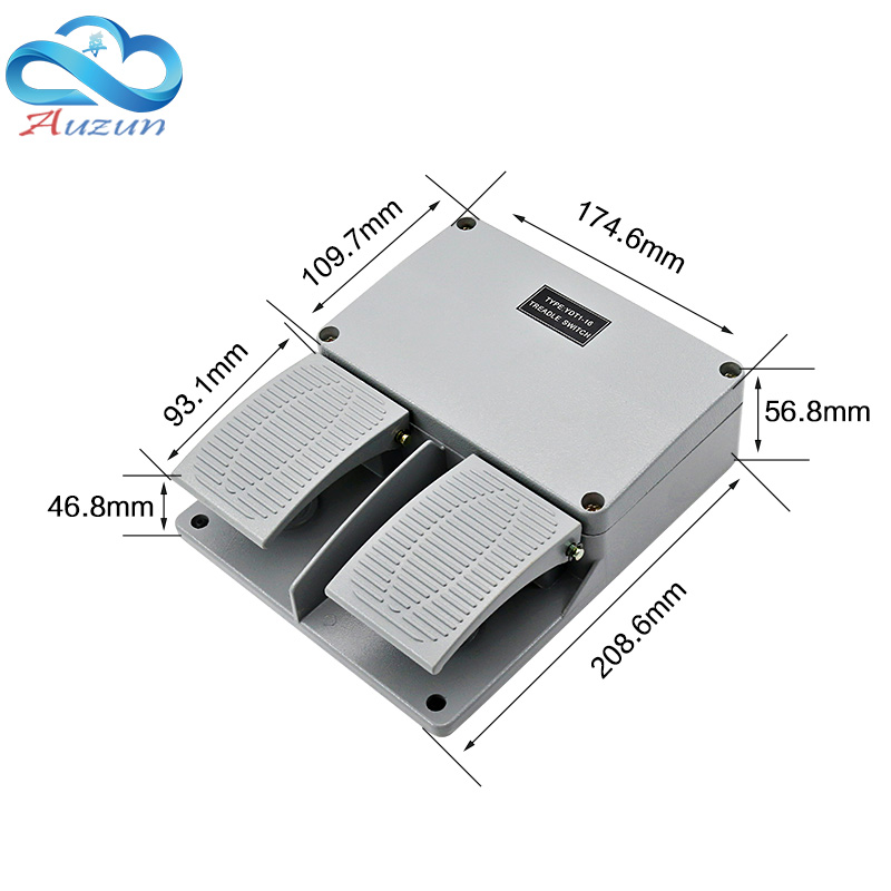 YDT1-16 Foot Switch Aluminum A - Workshop Tools And Equipment review and price