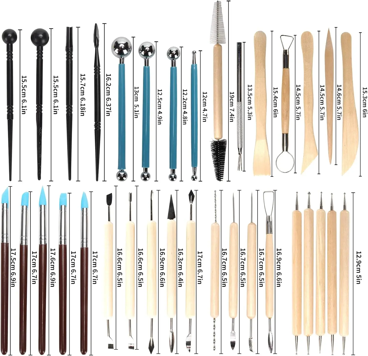 8-61PCS Pottery Tool Set - Cer - Chisel Set Wood review and price