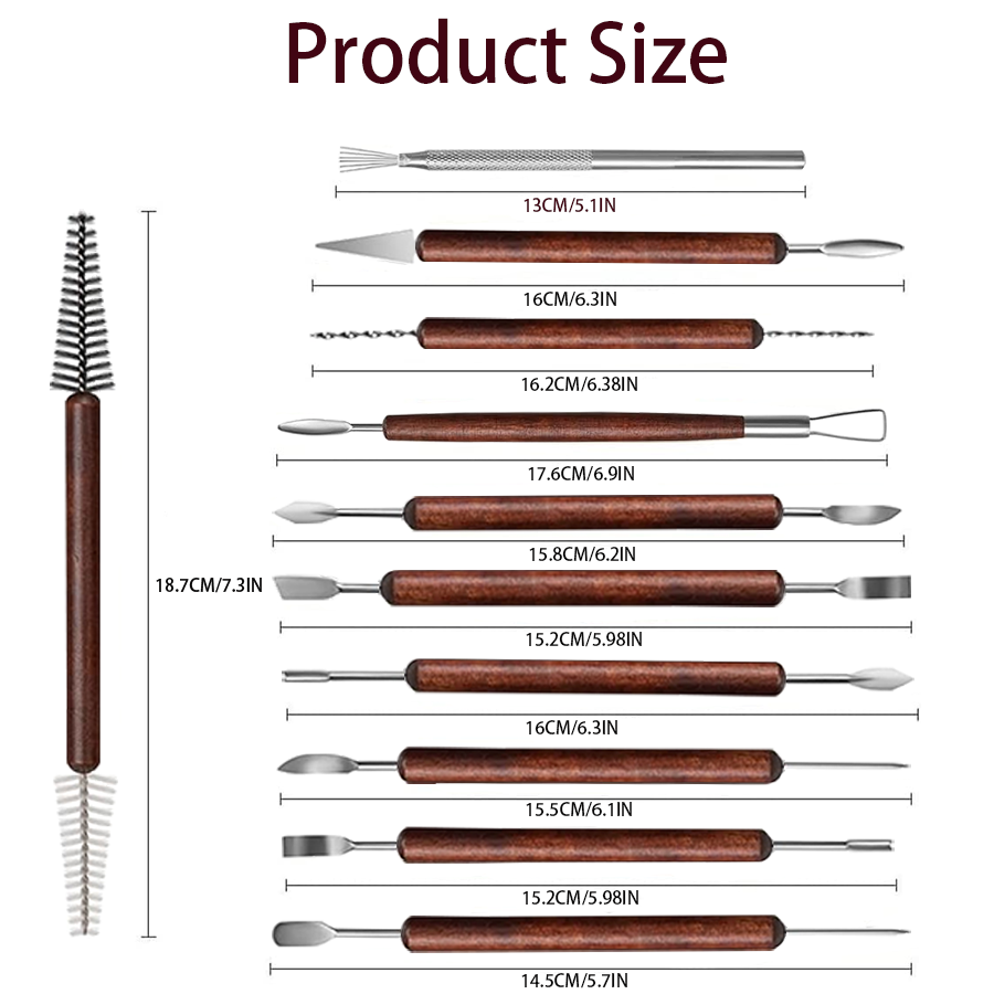 25/40Pcs Pottery & Clay Sculpt - Chisel Set Wood review and price